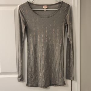 Gray & Pink Long Sleeve